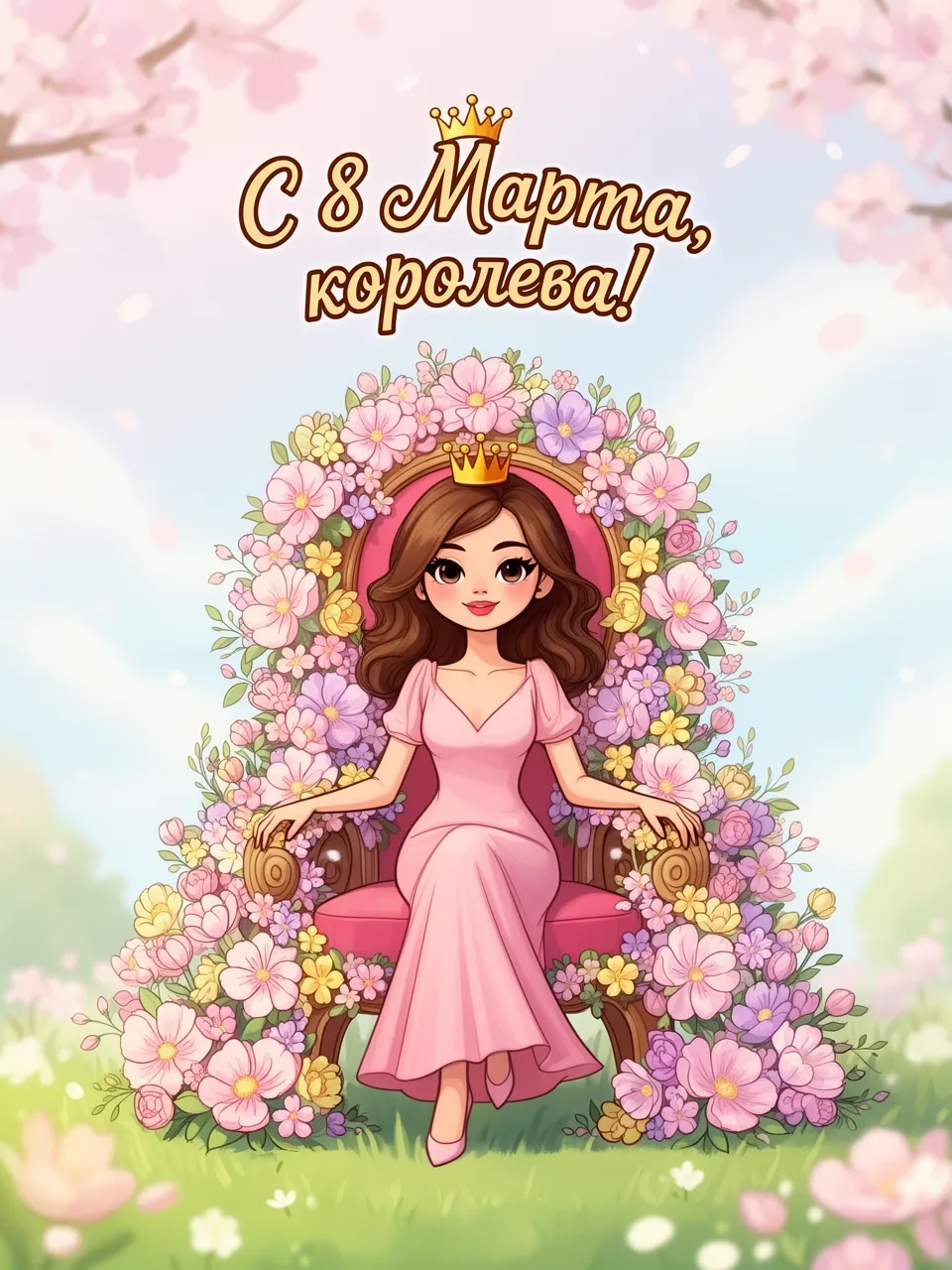 С 8 Марта, королева!