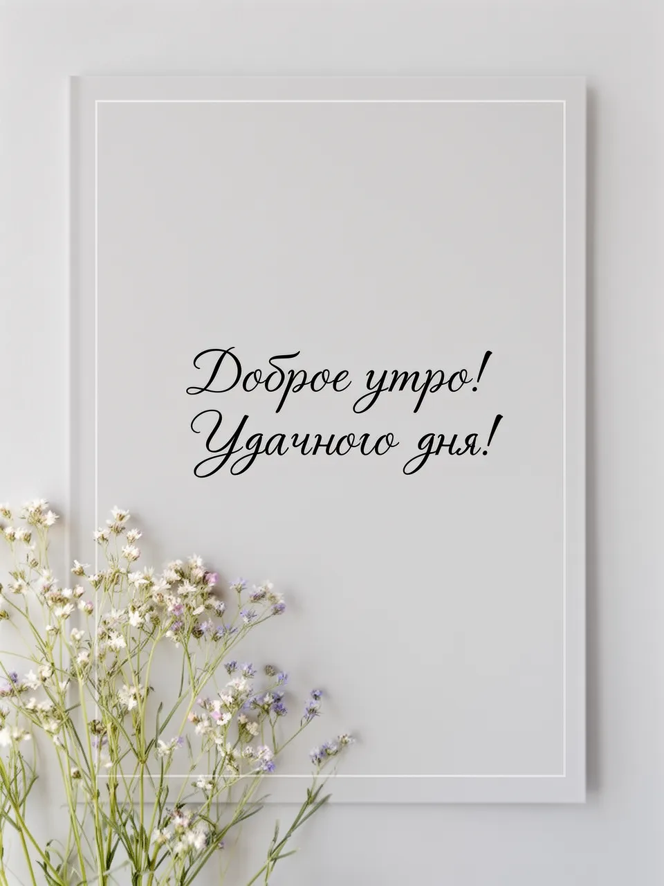 Доброе утро!